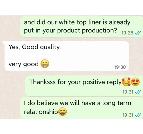 Nos clients brésiliens sont très satisfaits de la qualité de notre top linerboard blanc