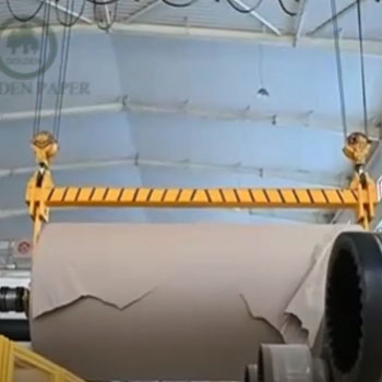 Planche Testliner blanche pour emballage ondulé de haute qualité | Papier doré